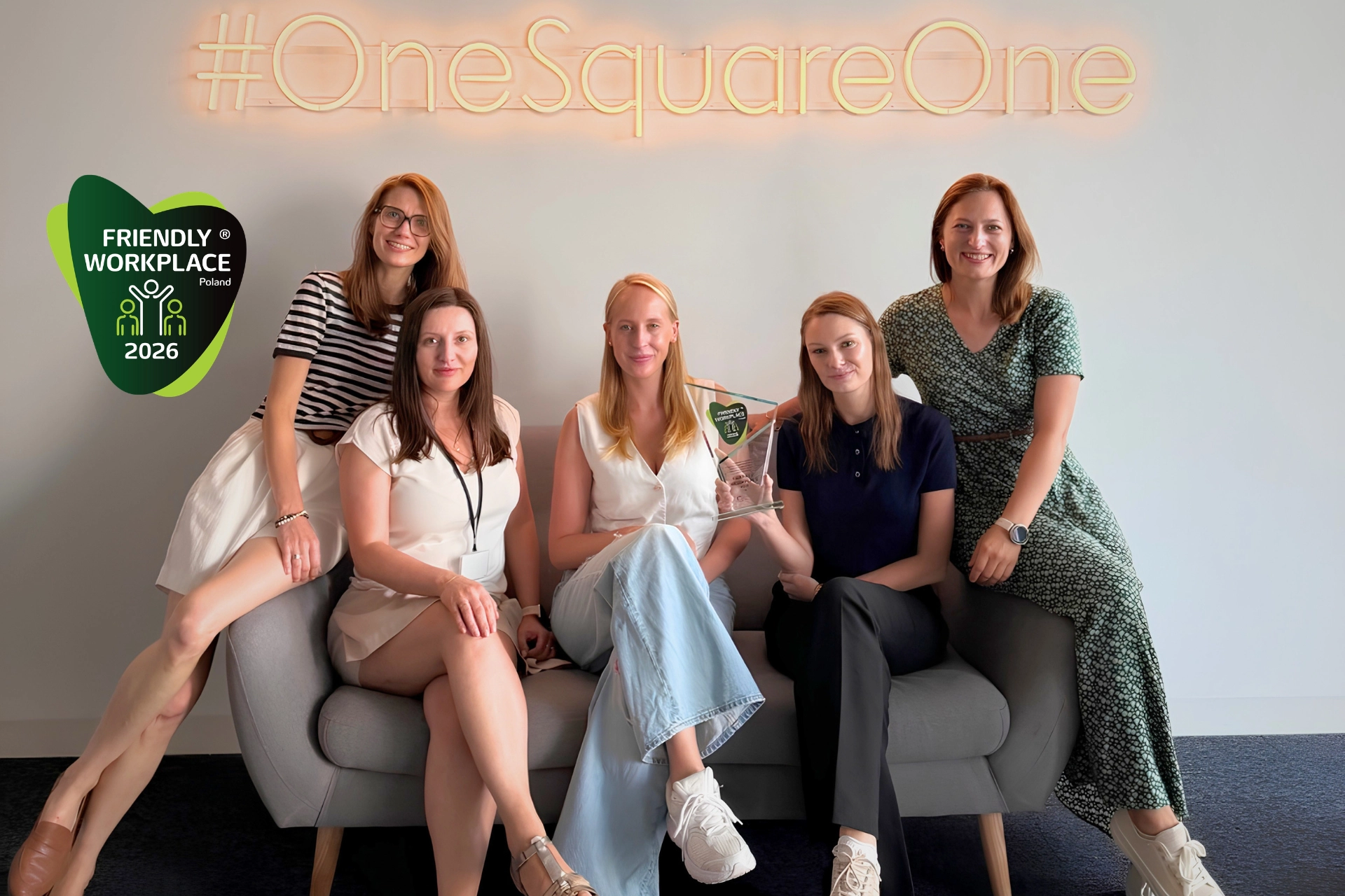 Jeden zespół, wiele talentów. Square One Poland z godłem Friendly Workplace 2026